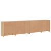 vidaXL Sideboard mit LED-Leuchten Sonoma-Eiche 283x37x67 cm