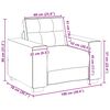 vidaXL Sessel Schwarz 100x78x80 cm Samt