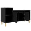 vidaXL TV-Schr&auml;nk Schwarz Eichen-Optik 100 x 35 x 55 cm Holzwerkstoff