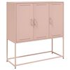vidaXL Highboard Rosa 100,5x39x107 cm Stahl