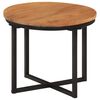 vidaXL Couchtisch 35x35x30 cm Massivholz Akazie und Eisen
