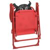 vidaXL 3-tlg. Garten-Bistro-Set f&uuml;r Kinder mit Sonnenschirm Rot