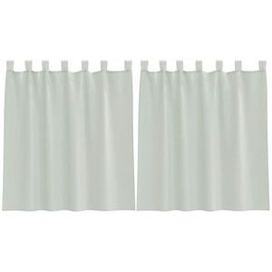 vidaXL Voile Vorh&auml;nge mit Schlaufen 2 Stk. Hellgrau 140x140 cm