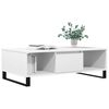 vidaXL Couchtisch Wei&szlig; 104x60x35 cm Holzwerkstoff