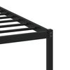 vidaXL Metallbett ohne Matratze Sonoma-Eiche 160x200 cm