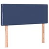 vidaXL LED Kopfteil Blau 100x5x78/88 cm Stoff