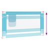 vidaXL Kleinkind-Bettschutzgitter Blau 140x25 cm Stoff