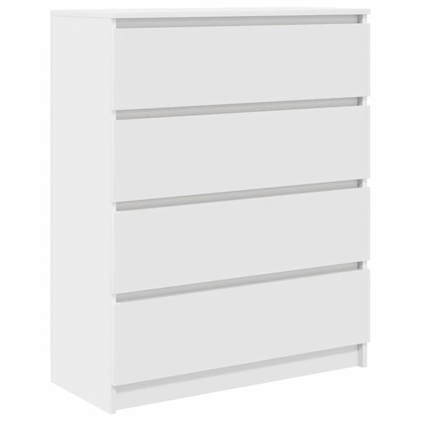 vidaXL Sideboard Wei&szlig; 80x35x99 cm Holzwerkstoff