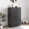 vidaXL Sideboard Schwarz 67x39x107 cm Stahl