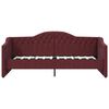 vidaXL Tagesbett mit Matratze USB Lila Stoff 90x200 cm