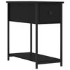 vidaXL Nachttisch Schwarz 30x60x60 cm Holzwerkstoff