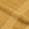 vidaXL Handt&uuml;cher FROGN 10 Stk. Gold 100x200 cm 360 g/m&sup2;