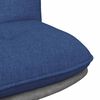 vidaXL B&uuml;rostuhl Drehbar Blau Stoff