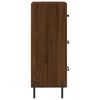 vidaXL Sideboard Braun Eichen-Optik 34,5x34x90 cm Holzwerkstoff