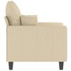vidaXL Sessel Creme 60 cm Stoff