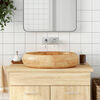 vidaXL Aufsatzwaschbecken Braun Oval 59x40x15 cm Keramik