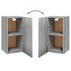 vidaXL 7-tlg. TV-Schrank-Set Grau Sonoma Holzwerkstoff