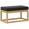 vidaXL Outdoor Hocker Bank Wei&szlig; 80 x 43 x 45 cm Massivholz Akazie