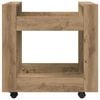 vidaXL Schreibtischwagen Artisan-Eiche 60 x 45 x 60 cm Holzwerkstoff