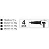 YATO 4-tlg. Go-Through Brecheisen-Set
