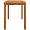 vidaXL Gartentisch 110x55x67 cm Massivholz Akazie