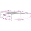 vidaXL Bettgestell mit Schubladen Betongrau 135x190 cm Holzwerkstoff