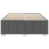 vidaXL Bettgestell ohne Matratze Dunkelgrau 140x200 cm Stoff