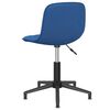vidaXL Esszimmerstuhl Drehbar Blau Samt