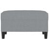 vidaXL Fu&szlig;hocker Hellgrau 70x55x41 cm Stoff