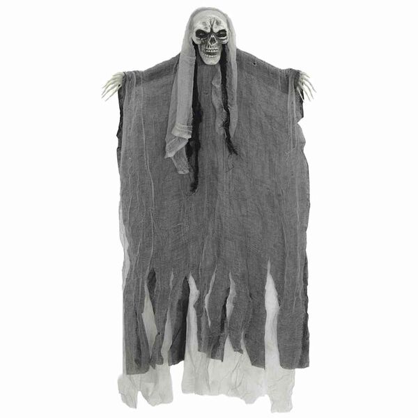 vidaXL Hängender Halloween Geist 3 pcs Schwarz 66 x 110 cm Polyester