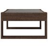 vidaXL Couchtisch mit Infinity-LED Braun Eichen-Optik 70x53x30 cm
