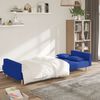 vidaXL Schlafsofa 2-Sitzer mit 2 Kissen Blau Stoff
