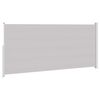 vidaXL Seitenmarkise Ausziehbar 220x500 cm Grau