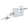 vidaXL Vorh&auml;ngeschloss 2 pcs Silber 6 x 2 x 4,5 cm Eisen