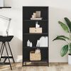 vidaXL B&uuml;cherregal Schwarz 60x35x139 cm Holzwerkstoff