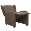 vidaXL Relaxsessel Taupe Stoff