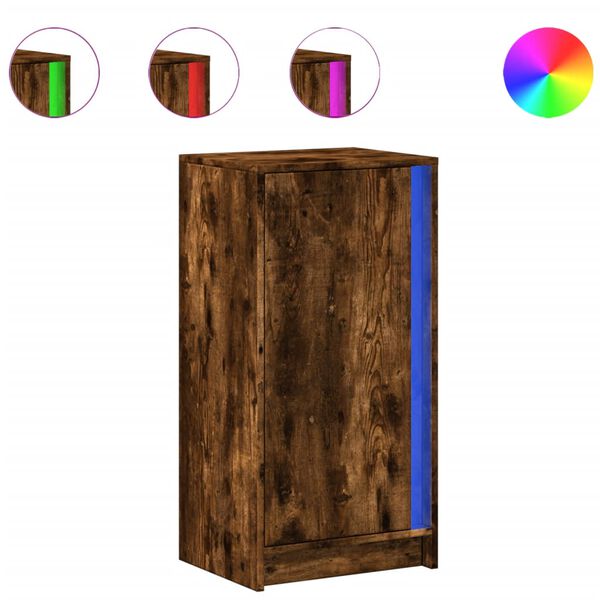 vidaXL LED-Sideboard R&auml;uchereiche 42,5x34x85 cm Holzwerkstoff