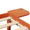 vidaXL Bettrahmen Wachsbraun 75 x 190 cm Massives Kiefernholz