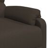 vidaXL Massagesessel Dunkelbraun Stoff