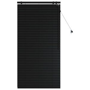 vidaXL Venezianische Jalousie Schwarz 90 x 160 cm 35 mm