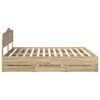vidaXL Bettrahmen Sonoma-Eiche 180 x 200 cm Ingenieurs Holz