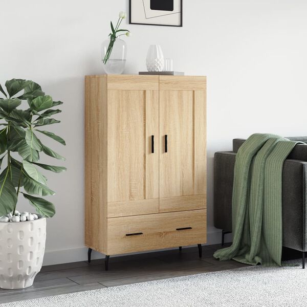 vidaXL Highboard Sonoma-Eiche 69,5x31x115 cm Holzwerkstoff