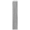 vidaXL Wandschrank Grau Sonoma 80x15x80 cm Holzwerkstoff