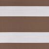 vidaXL Doppelrollo Braun 60x230 cm Stoffbreite 55,9 cm Polyester