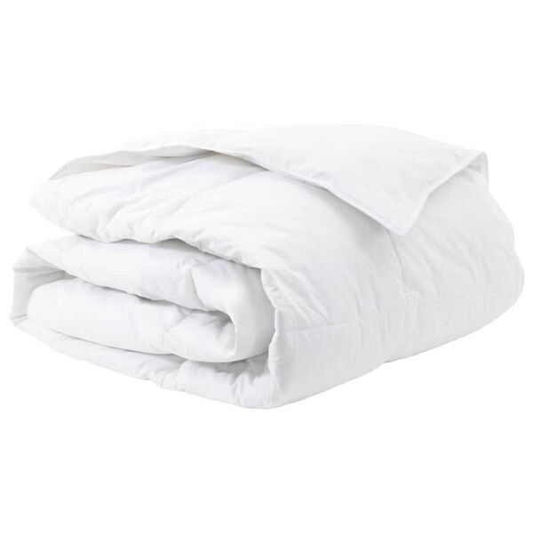 vidaXL Winterbettdecke Wei&szlig; 240 x 260 cm Feder