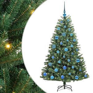 vidaXL K&uuml;nstlicher klappbarer Weihnachtsbaum Gr&uuml;n 150 cm