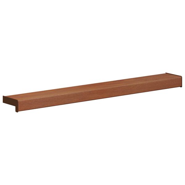 vidaXL Fensterbank Braunes Holz 60 x 15 x 4,5 cm PVC