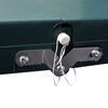 vidaXL Campingtisch mit 4 Hockern Klappbar Aluminium Extra Leicht Gr&uuml;n