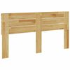 vidaXL Kopfteil 140 cm Massivholz Eiche