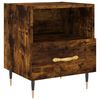 vidaXL Nachttische 2 Stk. R&auml;uchereiche 40x35x47,5 cm Holzwerkstoff